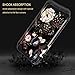 LONTECT Compatible iPhone Xs Max Case Floral 3 in 1 Heavy Duty Hybrid Sturdy High Impact Shockproof Protective Cover Case for Apple iPhone Xs Max 6.5 Display, Flower/Black