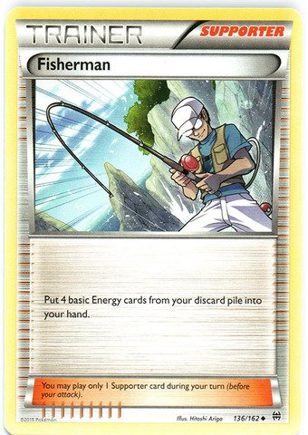Pokemon - Fisherman (136/162) - XY Breakthrough : Amazon.ca: Toys