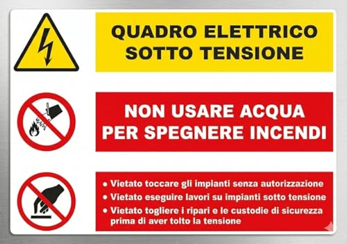 Signalisation de danger pour sécuriser votre tableau électrique 4pcs