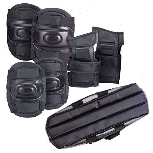 Rakso Skating & Cycling Protective Set - Color, Black (Set of 4pcs) (Black , Small) Kids (B0B5RSMNBV) Amazon Price History, Amazon Price Tracker
