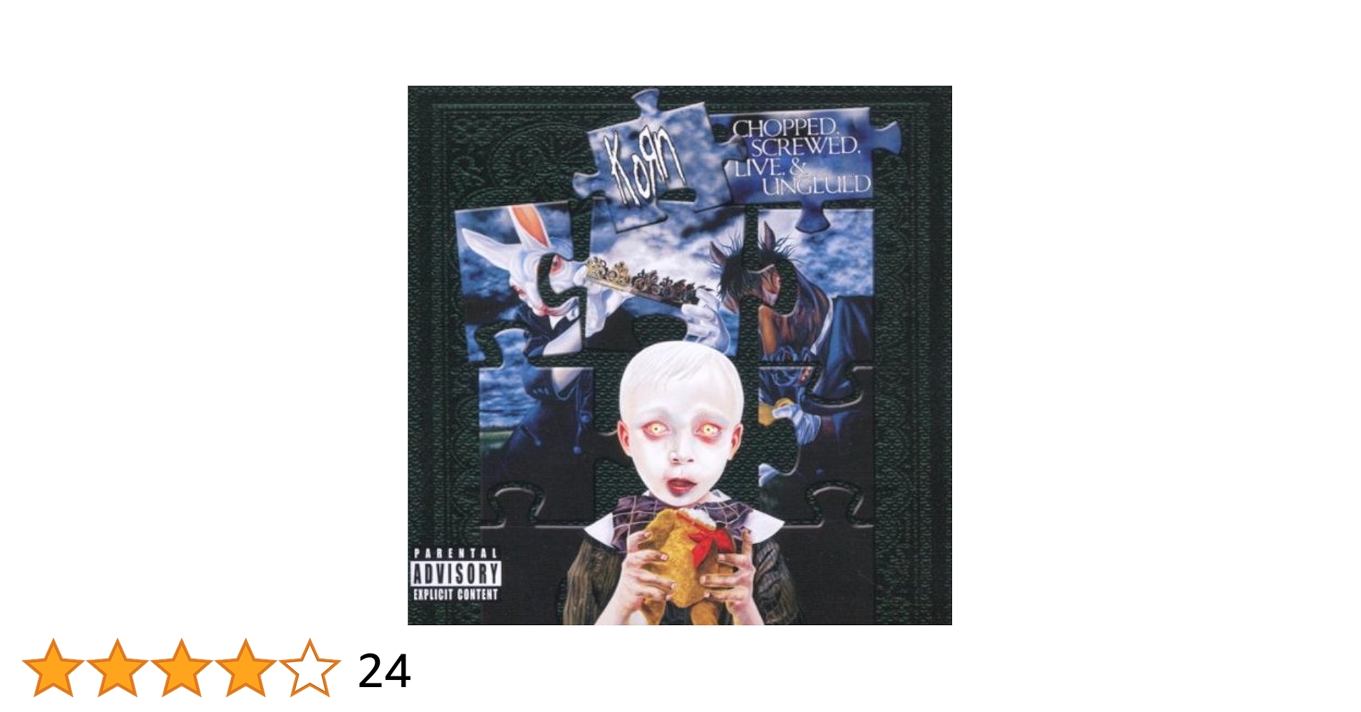 ミュージック KORN Chopped screwed live & unglued Korn - Chopped Screwed Live & Unglued - Amazon.com Music