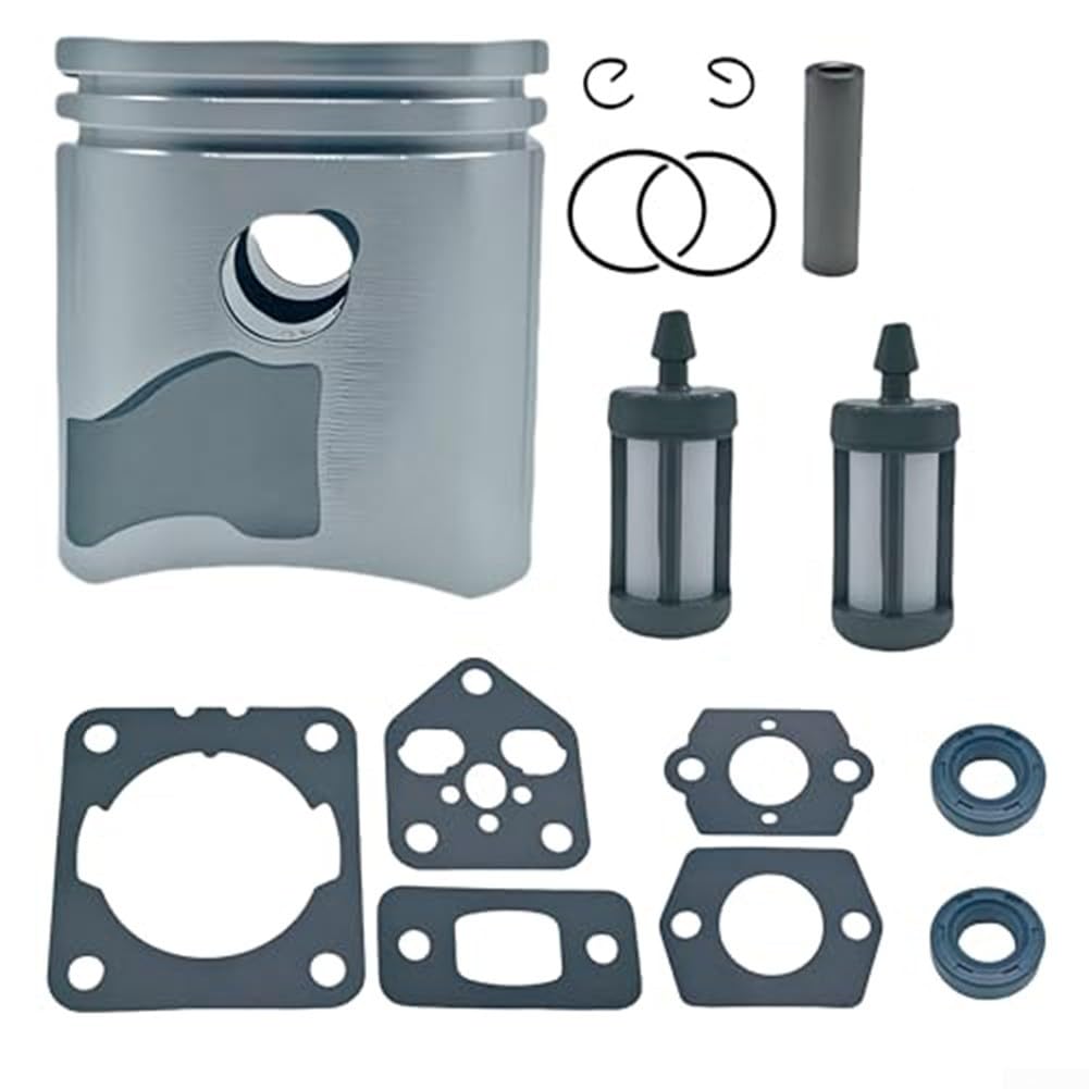Kit cilindro per soffiatori a foglia BG86 BG86C SR200 4241 020 1203 con guarnizione completa ricostruzione, set di scintille e filtro aria per un uso efficiente delle attrezzature esterne