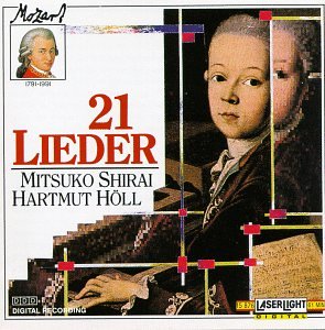 Mozart 21 Lieder [Audio CD]