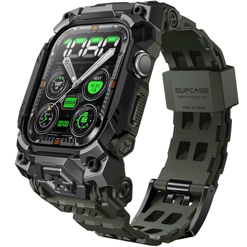 SUPCASE for Apple Watch 11/10 46mm Case with Band (Unicorn Beetle Ore), [Anti-Scratch] [Military-Grade Protection] Rugged Sport Men Bumper Case Cover with Adjustable Strap Band for iWatch 11/10 46mm, Guldan