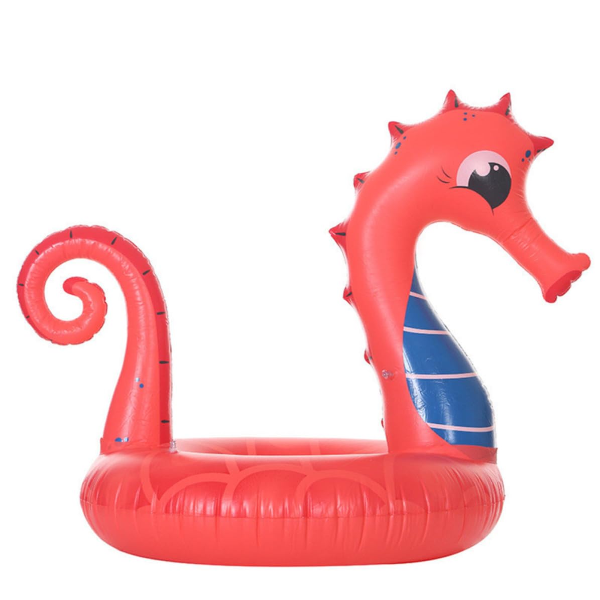 Bouée Gonflable pour Adulte en PVC, Fête Estivale, Rouge