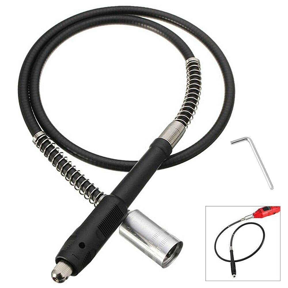 Extensión de eje de taladro giratorio flexible sin llave Accesorio de herramienta compatible con Dremel
