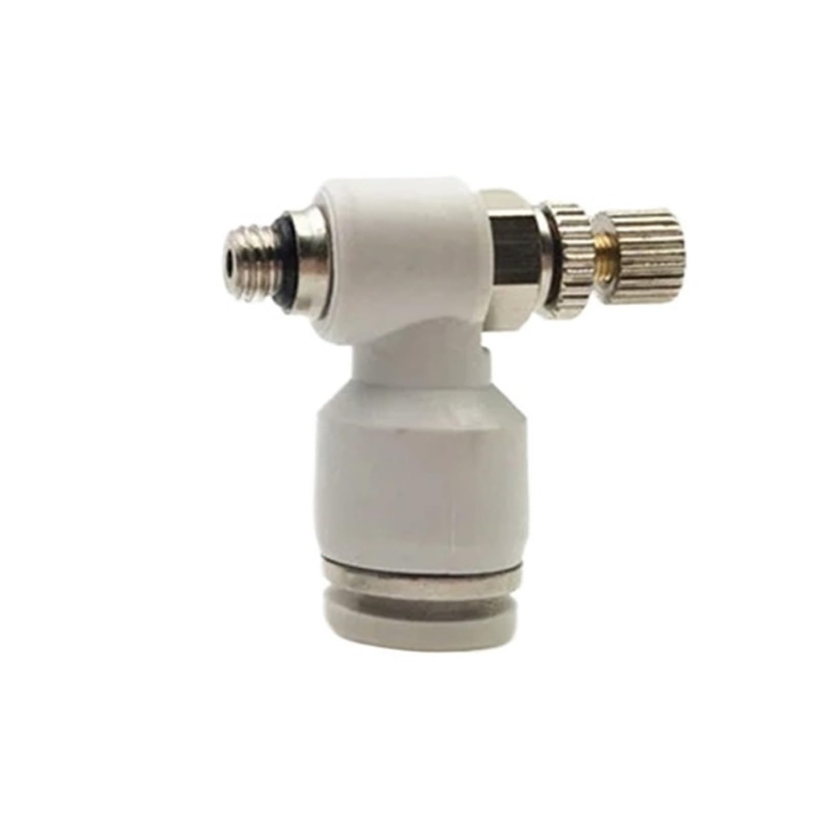 Conector rápido SL6M6 de ajuste neumático con válvula de control de aire de 6mm 6
