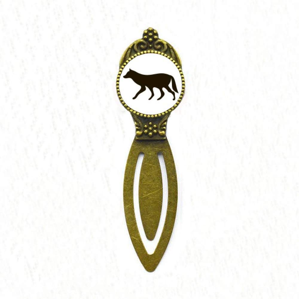 Marque-page rétro loup noir idée cadeau originale lecteur - 5