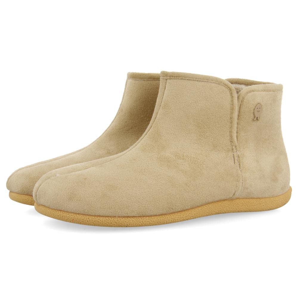 HOT POTATOES Womens Sifjord Slipper, Beige, 6.5 UK