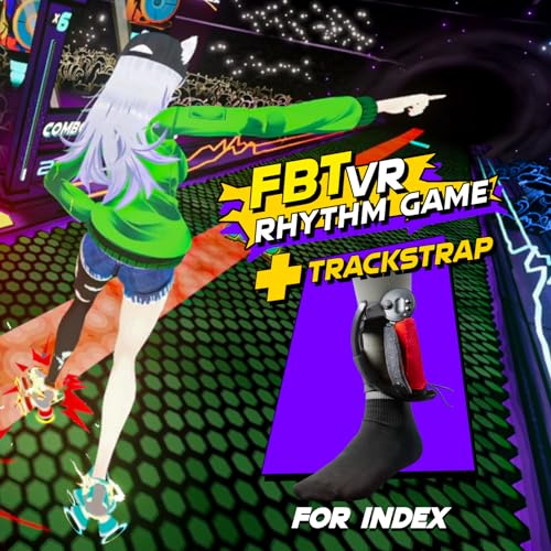 Rebuff Reality Trackstraps pour Valve Index + Dance Dash Steam Game Key, VR Dancing Game, Valve Index Game, Compatible avec Valve Index via PC Streaming, Full Body Immersion VR Accessoire pour Dance – vue 2