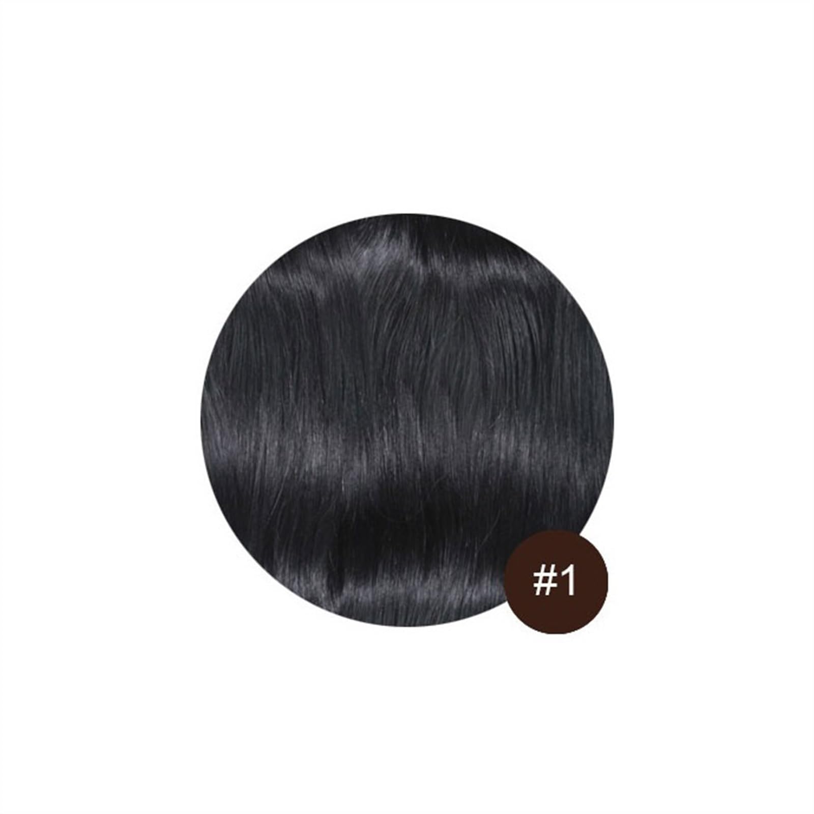 Kucyk okrągły sznurek do noszenia na głowie treski dla kobiet Body Wave kucyk ludzkie spinki do włosów w brazylijskich ludzkich włosów Remy Hair Extensions (czarny, 26 cali)
