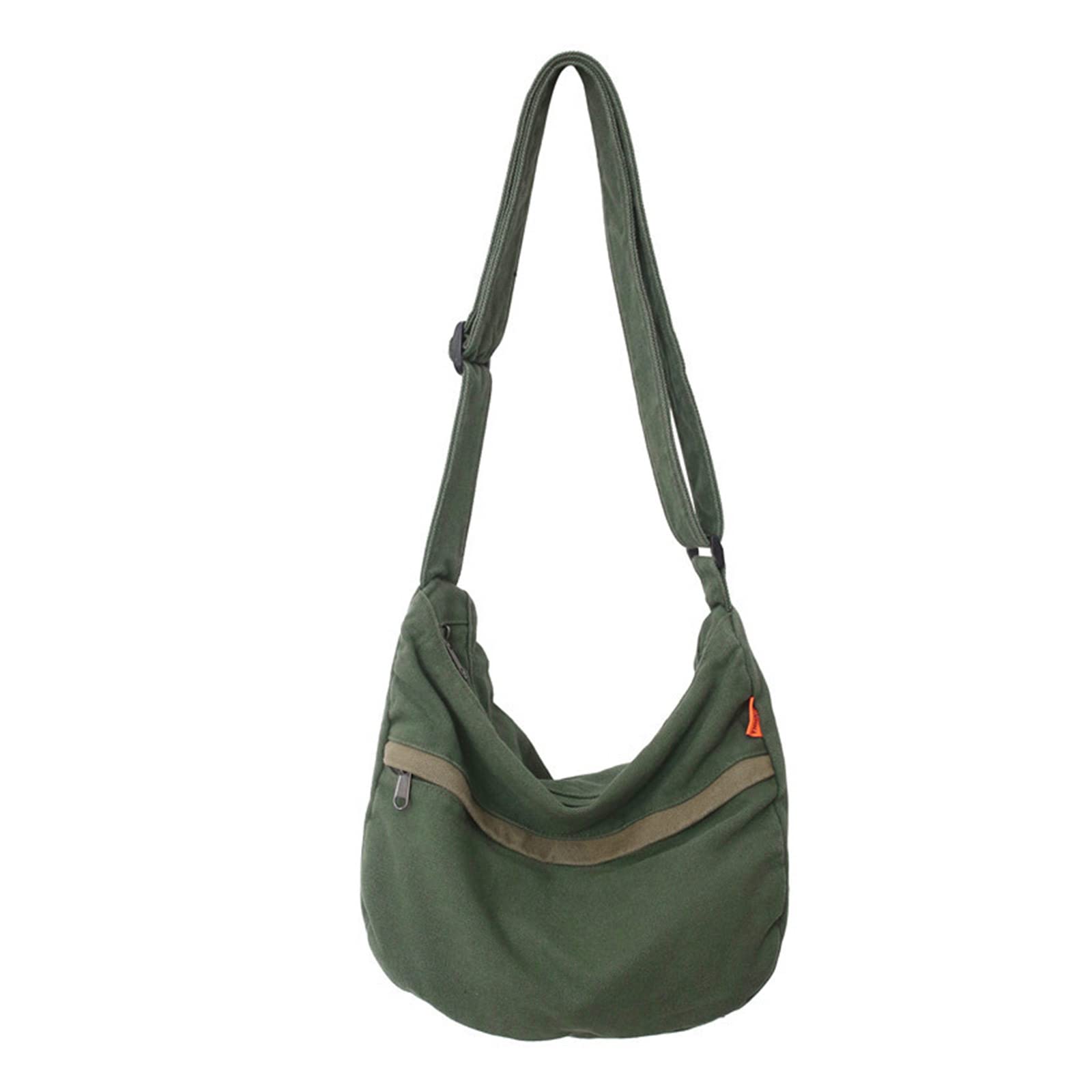 Sac de messager pour femme et homme en toile finie la sensation d'épaule chargée