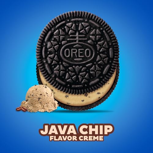 Image of OREO Java Chip Creme Chocolate Sandwich Cookies, Family Size, 17 oz