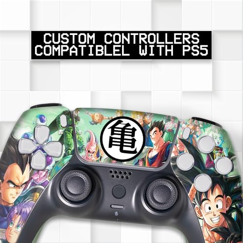Image of D. B. Z. FAMM Custom PS-5 Controller Wireless compatible with Play-Station 5 Console by BCB Controllers | Proudly Customized in USA with Permanent HYDRO-DIP Printing (NOT JUST A SKIN) (MODDED)