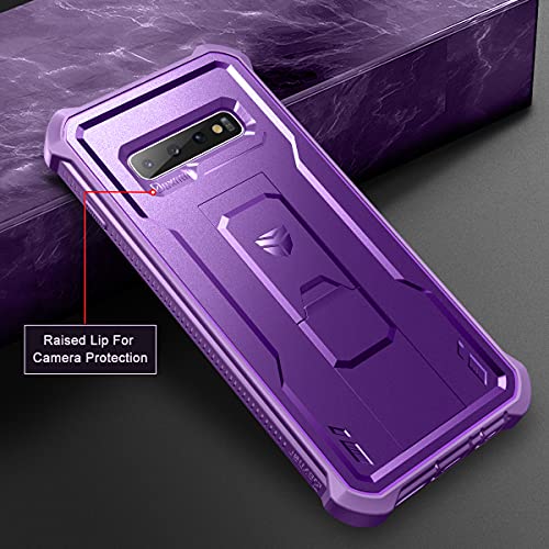 Dexnor Samsung Galaxy S10 Plus Case - Heavy Duty Military Grade Protection with Built-in Screen Protector & Kickstand - Purple by Dexnor - Used condition - Image 6