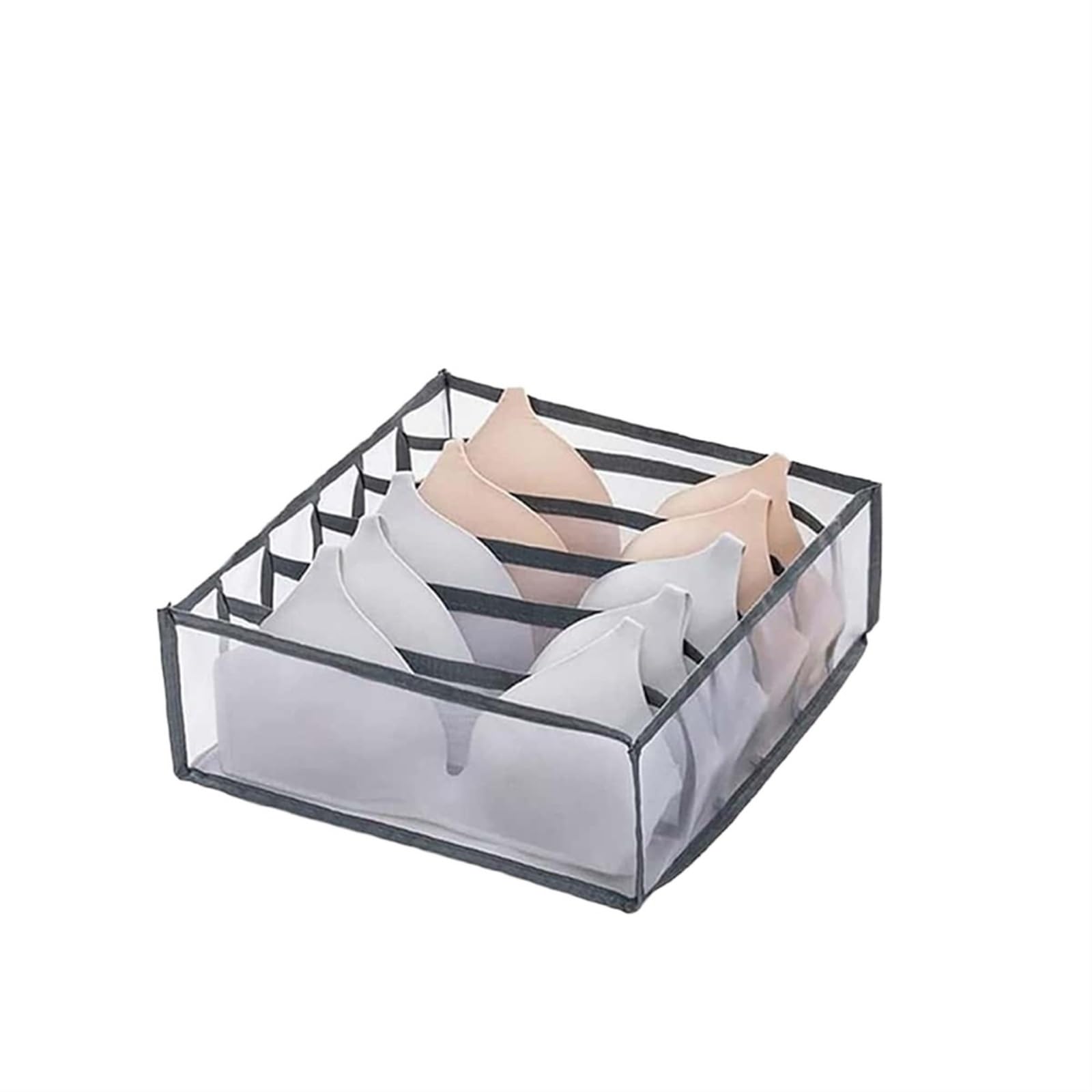 JINGYAN Storage Boxes Underwear and underwear storage box divided household wardrobe drawer style and organization(32 * 32 * 12cm)