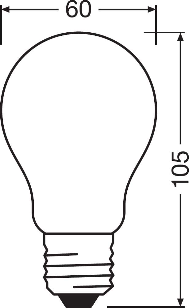 OSRAM LED STAR DECO CLASSIC A Lote de 10 x Bombilla LED, Casquillo E27, Amarillo, 2200 K, 2,50 W, Equivalente a 15Wro, Amarillo