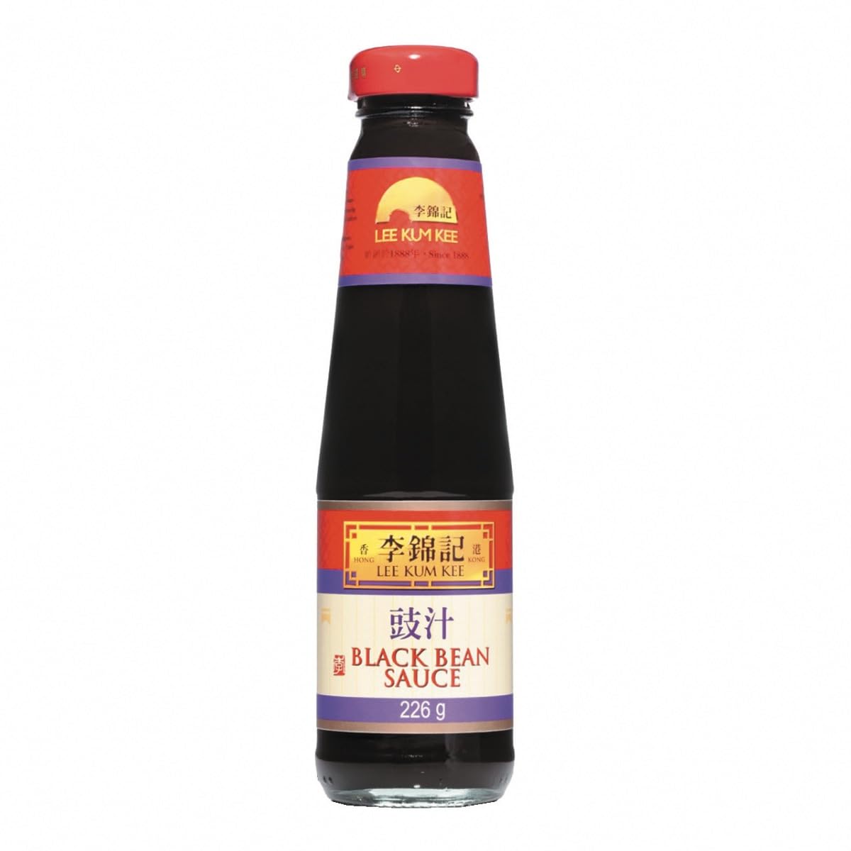 Sauce aux haricots noirs/au soja noir 226g - Sauce haricot noir - Marque LEE KUM KEE (Lot de 2 bouteilles) - Expédition depuis France par la Sté Bo Time