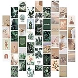 50Pcs Boho Wall Collage Kit Aesthetic Pictures, Room Decor for Bedroom Aesthetic Teens Girls, Boho...