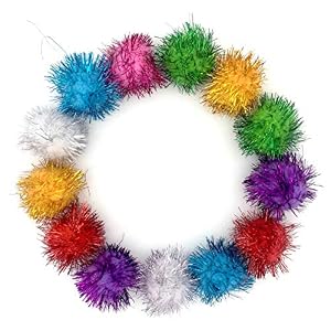 Mecari Sparkle Bälle Katzenspielzeug, 20 Stück