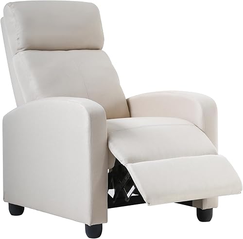 Miniatura 40 de BestMassage - Sillón reclinable para sala de estar Moderno sofá con respaldo alto, asiento para cine en casa con soporte lumbar (con masaje,