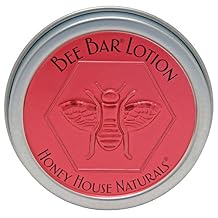 Honey House Naturals Small Bee Bar Lotion, Sweet Honey, 0.6 Ounce
