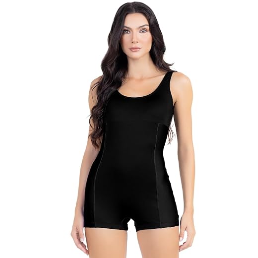 Maiô Natação Feminino Adulto Hidroginástica Recorte Lateral Poliamida Premium Resistente ao Cloro Sem Bojo Proteção UV