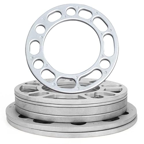 Separadores Ruedas 4 Uds. Espaciador de rueda de coche 6X139,7 5X139,7 Universal 6mm aleación de aluminio 6 agujeros ET espaciadores de neumáticos de rueda cuñas junta de rueda