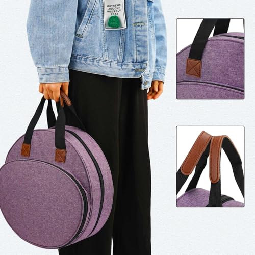 Bolsa de bordado cuadrada con cremallera y asa para hilos 4