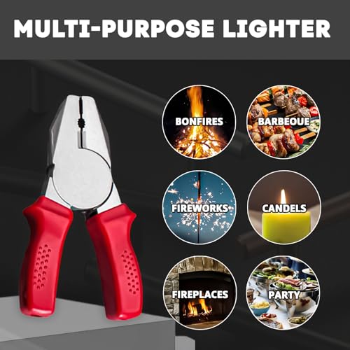 Encendedor Novelty TSQERPFZ con llama ajustable y recargable miniatura 6
