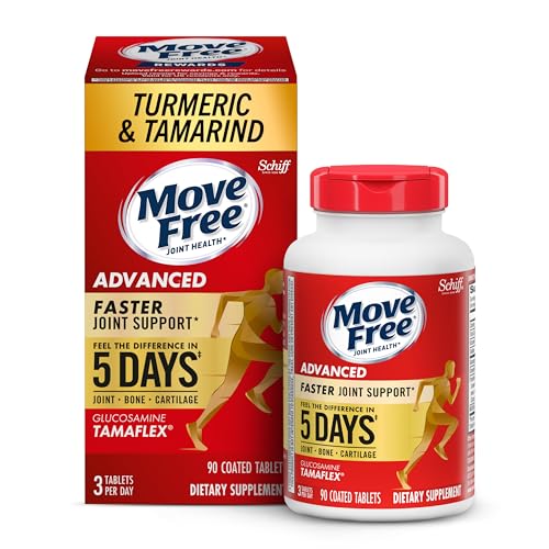 Move Free Advanced 5-Day Joint Support Supplement with TamaFlex, 90ct