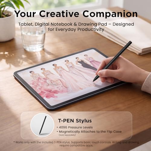 Image of TCL NXTPAPER 11 Plus Android Tablet, 11.5 inch 120Hz 2.2K Drawing Pad & Digital Notebook, NXTPAPER 4.0 Display, 4096-Level Stylus Support, Android 15, AI Tools, 8+8GB RAM, 256GB Storage, 8000mAh Battery