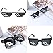 SIMUER Thug Life Glasses Mosaic 8 bits Style Gafas de Sol Pixel...