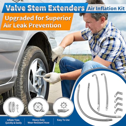 VOURTM Dual Wheel Valve Stem Extension Kit
