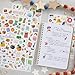 Aesthetic Monthly Planner Stickers - Beautiful Holiday Sticker Set to Enhance Your Planner, Journal or Calendar - Perfect Scrapbook Supplies & Accessories with All Year Holidays & Vintage Stickers