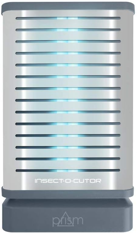 Prism Indoor Flykiller | Mosquito Control | Sleek Aluminium Design | Desk or Wall Mounted | Ideal for Small Offices, Cafés, Kitchens | UV Light Fly Catcher