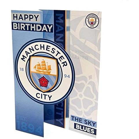 Manchester City Generic Birthday card Cover