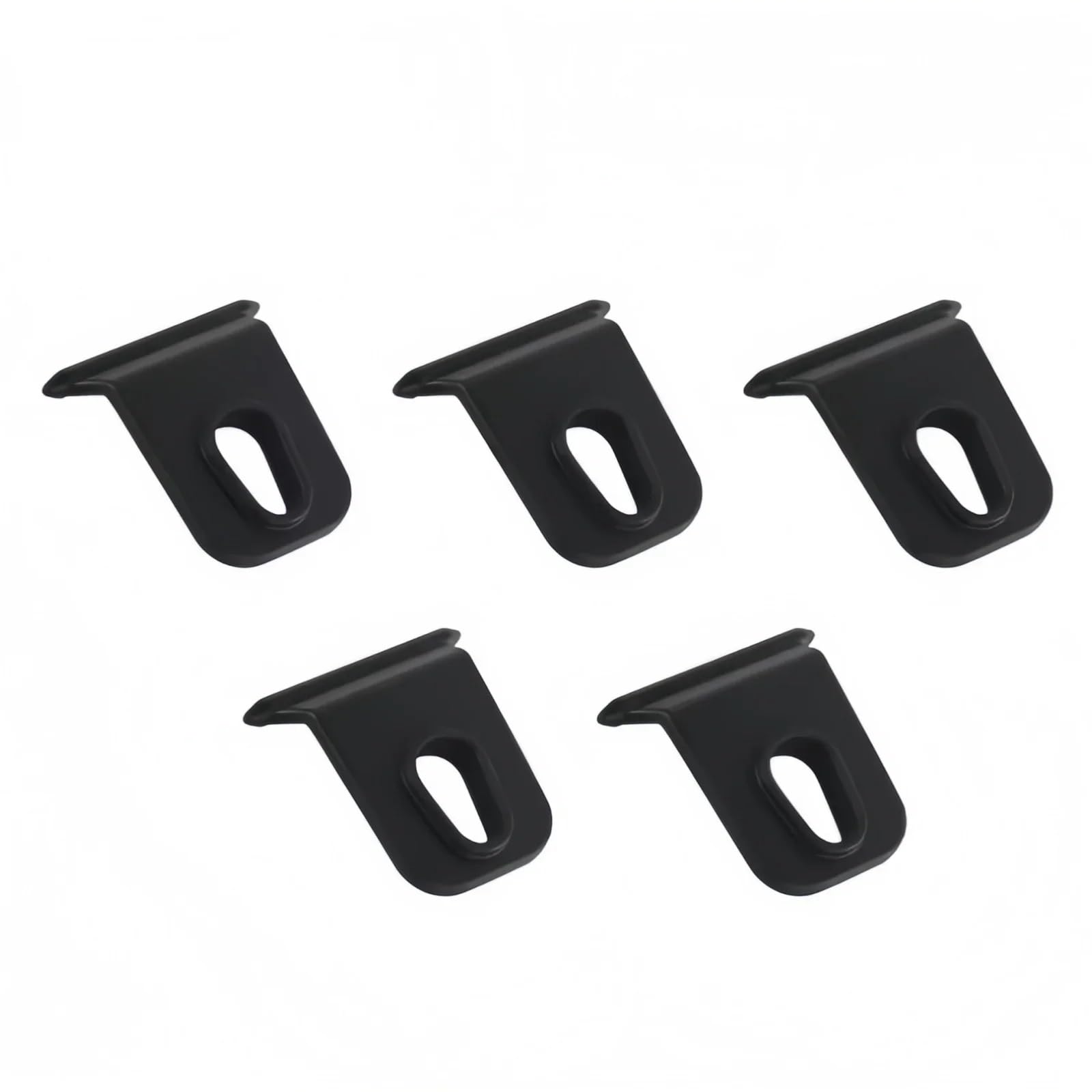 SYYYGDM 10Pcs Awning Hooks White Clothes Hook Racks for RV S-Shaped Camping Clips Hats Tent Hangers(Black 5pcs)