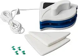Limpador Magnético De Vidro Duplo Duplas Faces Ideal Para Janelas Altas Limpeza Segura Magnetic Window Cleaner Externa Interna Manutenção Corda De Segurança Limpador Janela Rodo Limpa Vidro Magnético
