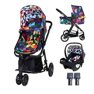 Cosatto Giggle kinderwagen, kinderwagen en babyautostoeltje 2-in-1 bundel – vanaf de geboorte tot 18 kg, lichtgewicht…