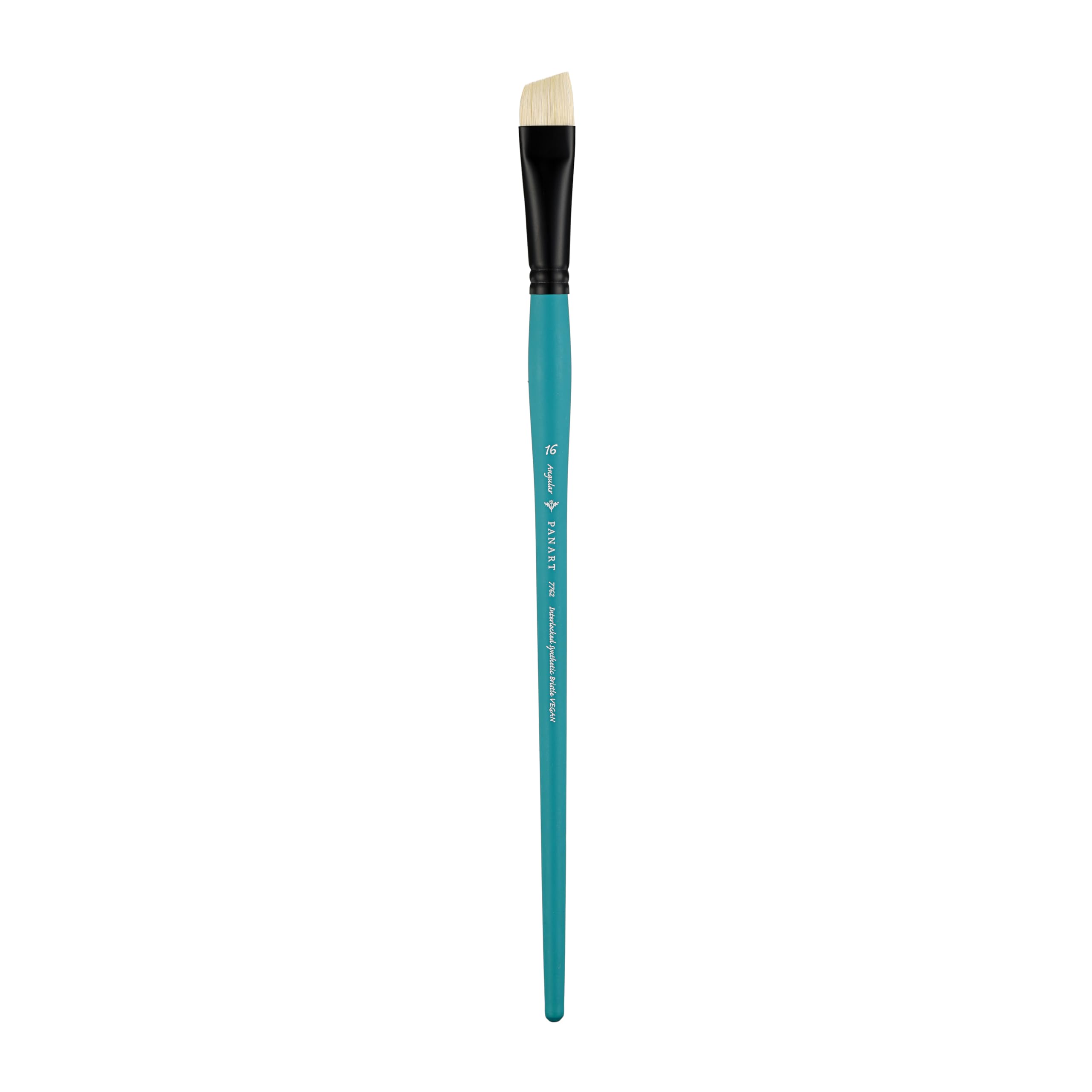 Pan Art Bristle Angular No. 16 – Detail & Wash Brush for Oil Paints – Professional Artist Quality Paintbrush for Fine Art, Craft & Illustration – 1 Unit