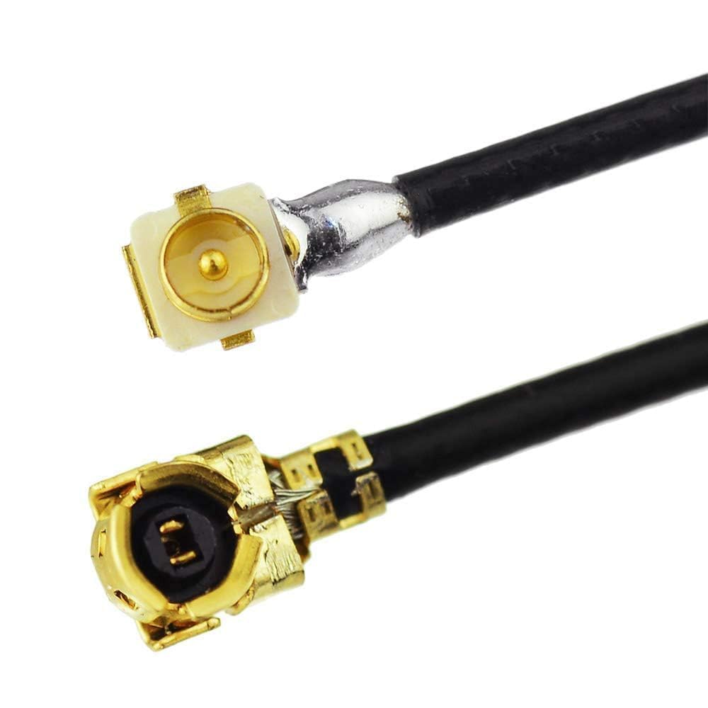 Superbat U.FL Cable (15cm/6") IPX (IPEX/UFL) Female to IPX (IPEX/UFL) Male RF Pigtail Cable 1.13MM Low-Loss U.FL Extension Cable Pack of 2
