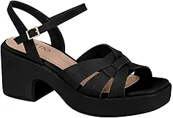 Sandália Meia Pata Beira Rio Feminina Salto Alto Grosso Plataforma Conforto Original