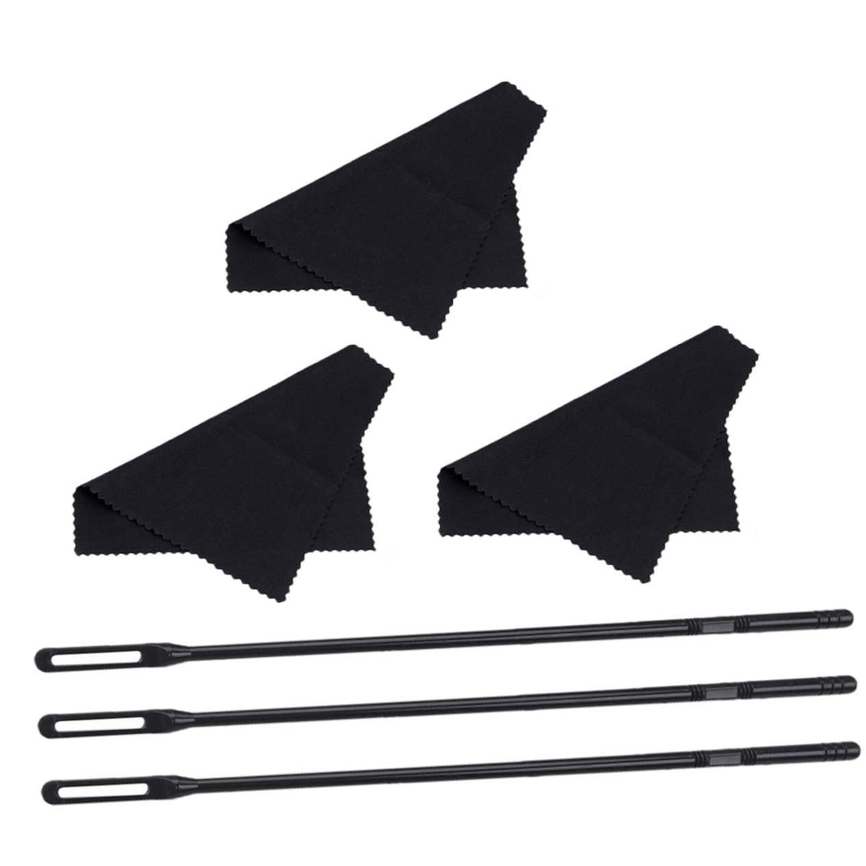 ERINGOGO Sax Cleaning Rod Flute Cleaning Swab Complete Flute Kit for Wind Instruments
