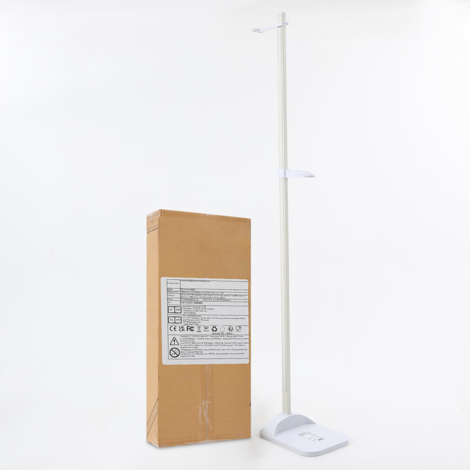Misuratore di altezza digitale 20-210cm, Stadiometro portatile, Misuratore di altezza, Asta di misurazione, per casa, uffici