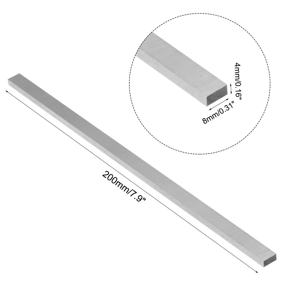 Utensile A Tornio HSS 3x12x200 Mm - 2 Pezzi Per Lavorazione Metalli, Acciai Morbidi E Leghe - Foto 7