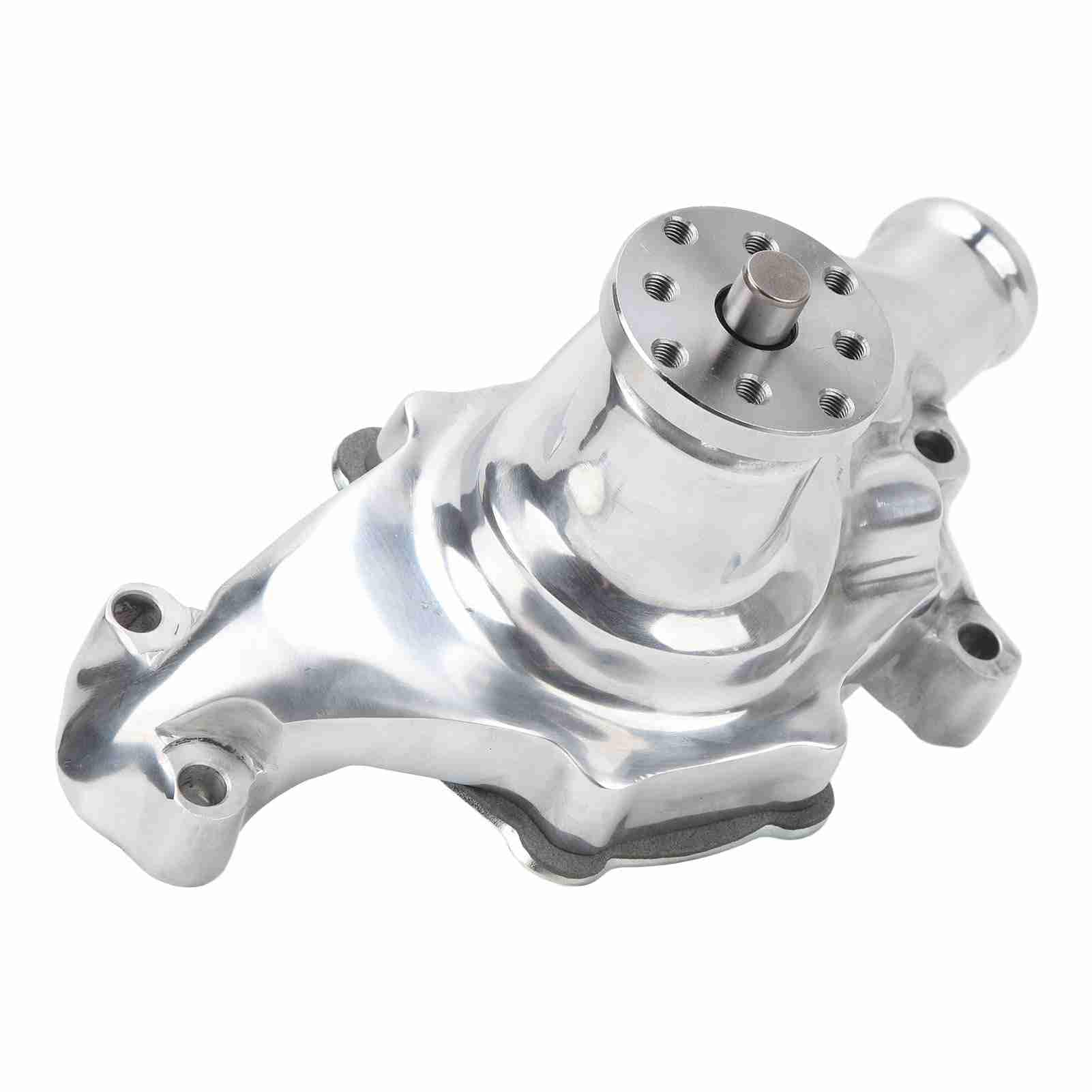 Yctze Pompa Wodna o Dużej Pojemności V8 283 327 350 - Konstrukcja Aluminiowa, Zwiększony Przepływ Płynu Chłodzącego, Ulepszone Odprowadzanie Ciepła, Samochody Osobowe i Lekkie Ciężarówki (Błyszczący)