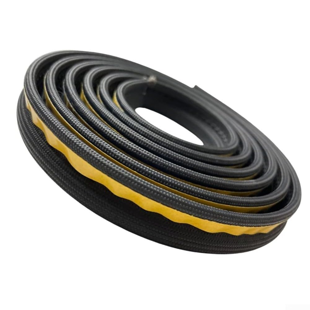 SPORTARC Corda autoadesiva per stufa, resistente al calore, con guarnizione piatta per stufa, per stufe, stufe, caminetto, porta del forno (3 metri)
