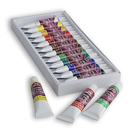 Madisi Body Paint Set - 12 Vivid Colors, 12 ML Tubes - Thumbnail 4