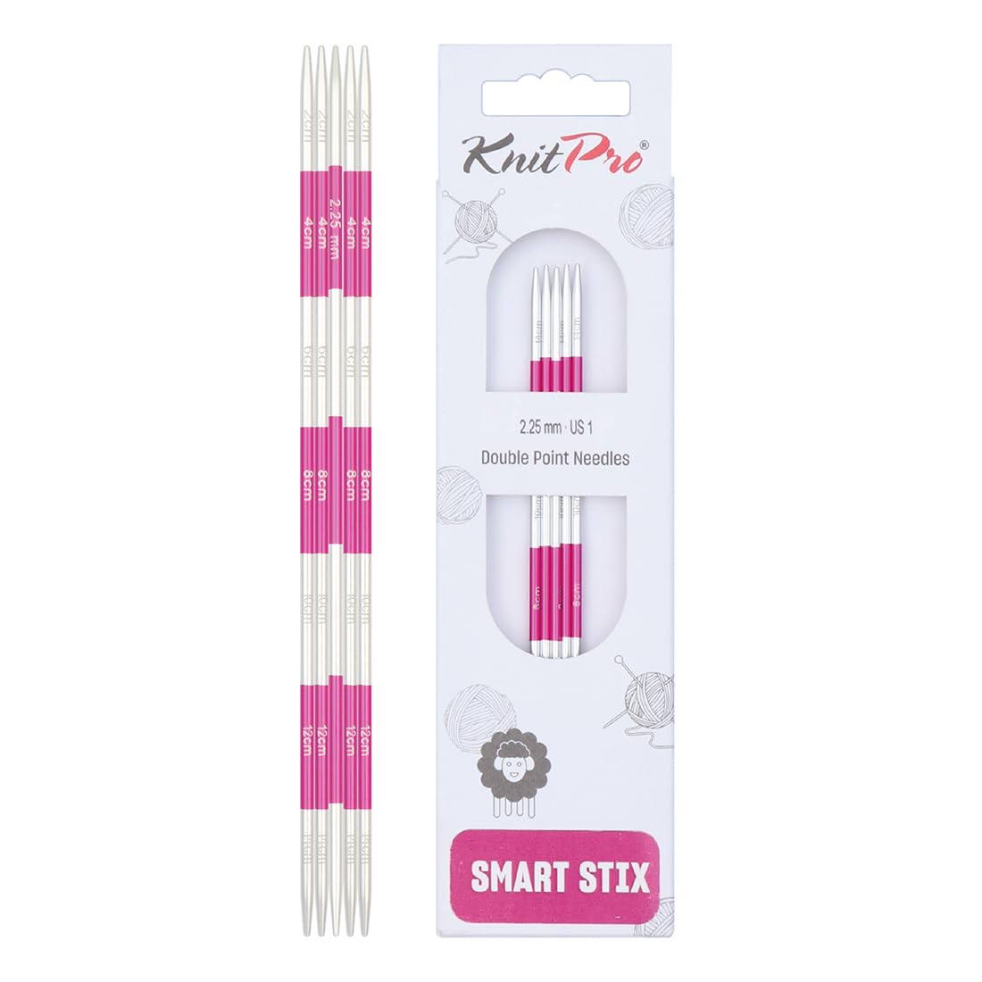 KnitPro Smartstix Double Pointed Needles 5.5" (14cm) | 2.25mm